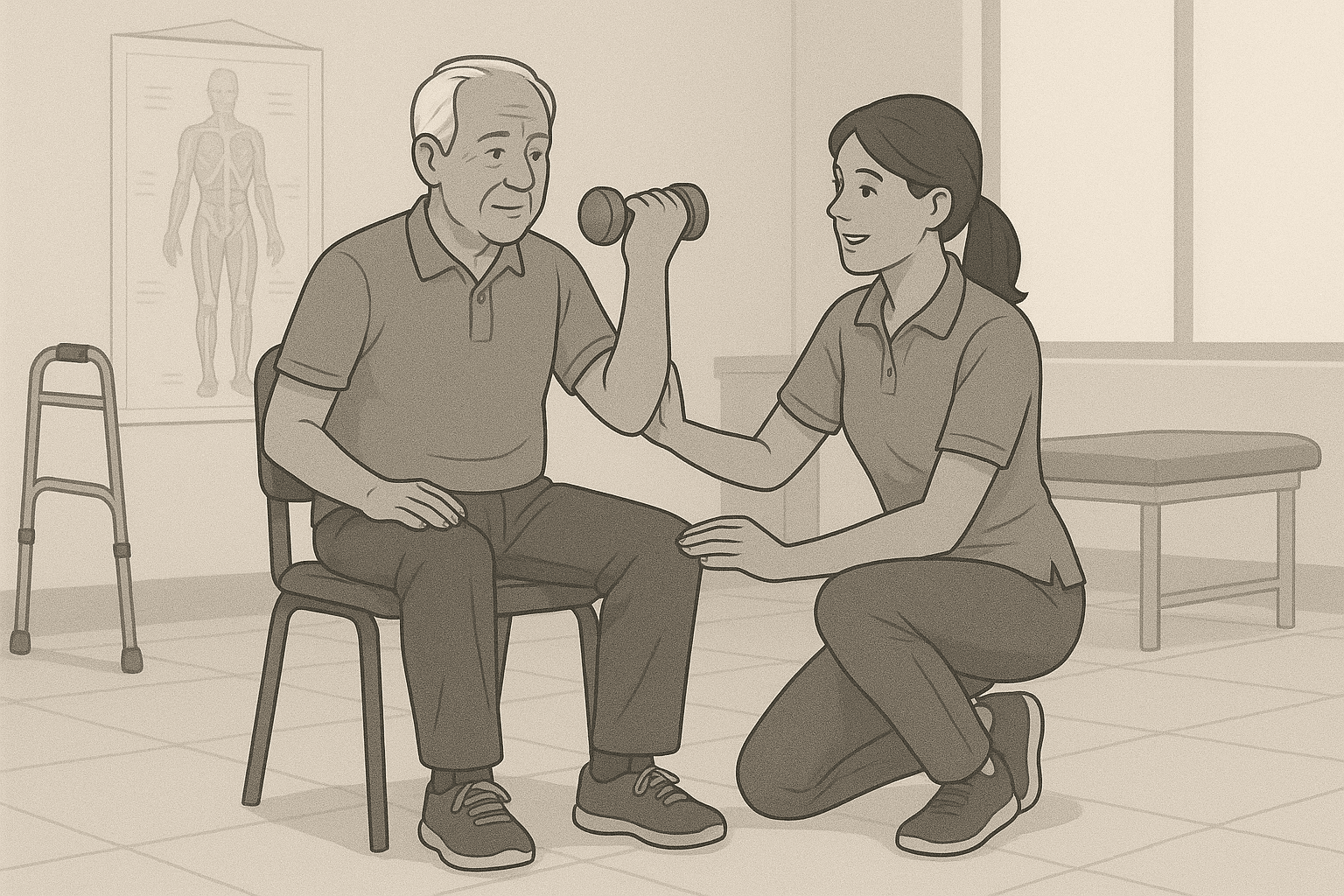 Geriatrie Fysiotherapie (ouderenzorg) afbeelding